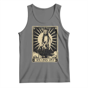 Funny Joe Cain Mardi Gras Tank Top Vintage Tarot Card TS11 Black Heather Print Your Wear