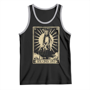 Funny Joe Cain Mardi Gras Tank Top Vintage Tarot Card TS11 Black Athletic Heather Print Your Wear