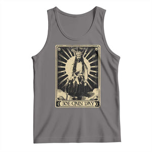 Funny Joe Cain Mardi Gras Tank Top Vintage Tarot Card TS11 Deep Heather Print Your Wear