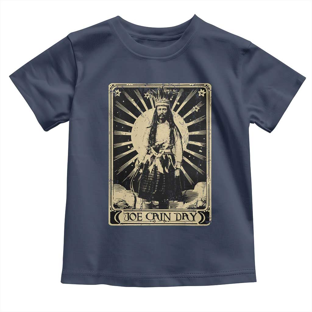 Funny Joe Cain Mardi Gras Toddler T Shirt Vintage Tarot Card TS11 Navy Print Your Wear
