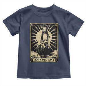 Funny Joe Cain Mardi Gras Toddler T Shirt Vintage Tarot Card TS11 Navy Print Your Wear