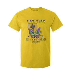 Funny Mardi Gras Let The Shenanigans Begin T Shirt For Kid Louisiana Map TS11 Daisy Print Your Wear