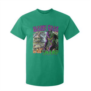 Funny Mardi Gras Rougarou T Shirt For Kid Mardi Gras In Da Swamp Cryptids Of Louisiana TS11 Irish Green Print Your Wear