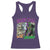 Funny Mardi Gras Rougarou Racerback Tank Top Mardi Gras In Da Swamp Cryptids Of Louisiana TS11 Purple Print Your Wear