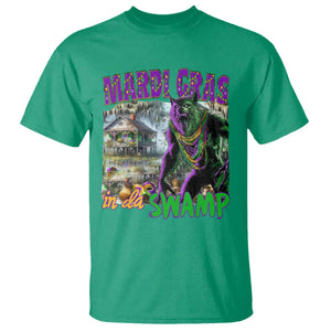 Funny Mardi Gras Rougarou T Shirt Mardi Gras In Da Swamp Cryptids Of Louisiana TS11 Irish Green Print Your Wear