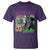 Funny Mardi Gras Rougarou T Shirt Mardi Gras In Da Swamp Cryptids Of Louisiana TS11 Purple Print Your Wear