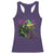 Funny Mardi Gras Rougarou Racerback Tank Top Cryptids Of Louisiana Jester Hat TS11 Purple Print Your Wear