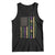Funny Mardi Gras New Orleans Louisiana Tank Top 504 Nola Area Code Glitter Print American Flag TS11 Black Print Your Wear