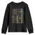 Funny Mardi Gras New Orleans Louisiana Youth Sweatshirt 504 Nola Area Code Glitter Print American Flag TS11 Black Print Your Wear