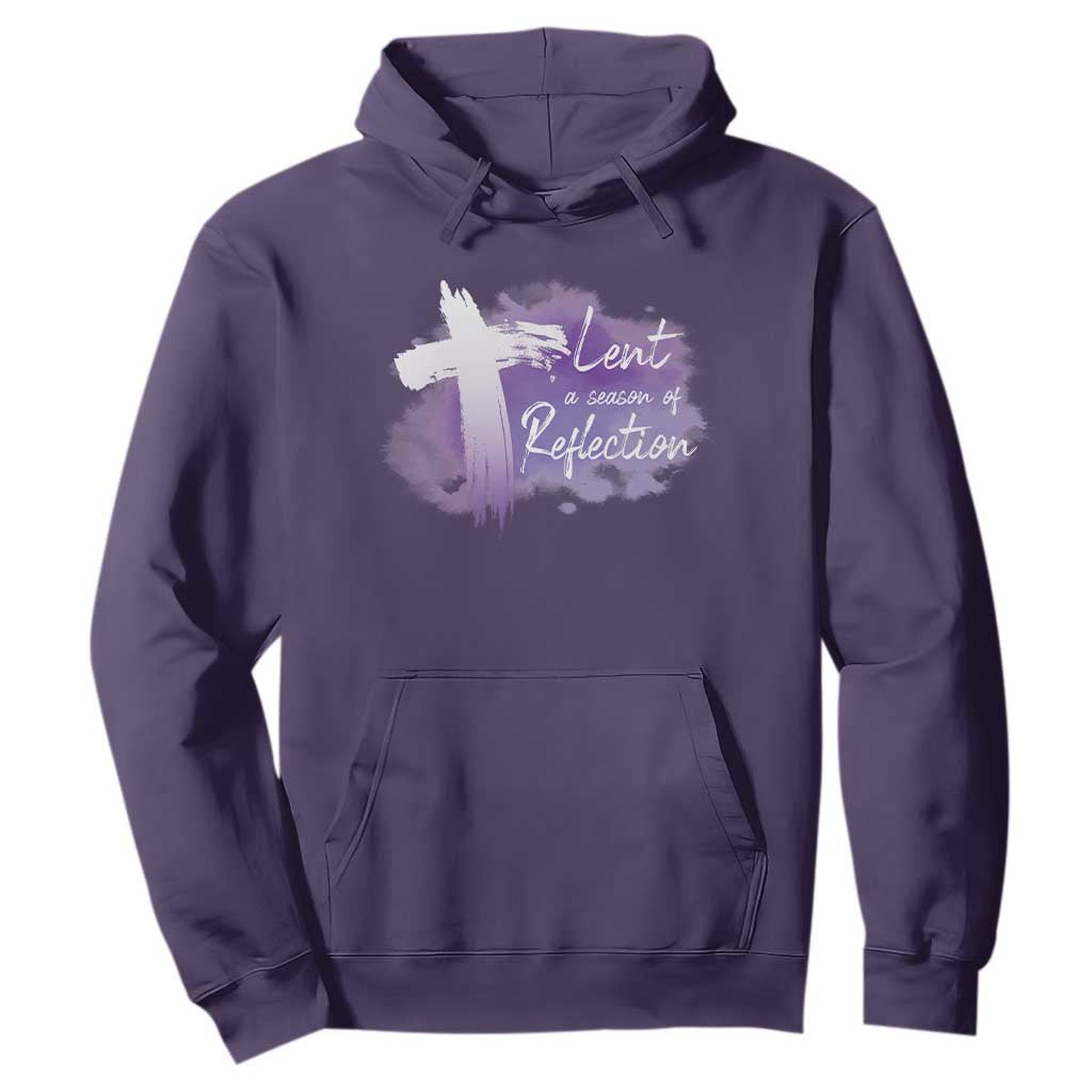 Ash Wednesday Hoodie Lent A Season Of Reflection Ashes Cross Christian Religious TS11 Purple Print Your Wear