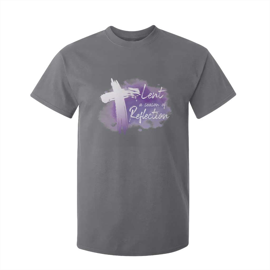 Ash Wednesday T Shirt For Kid Lent A Season Of Reflection Ashes Cross Christian Religious TS11 Charcoal Print Your Wear