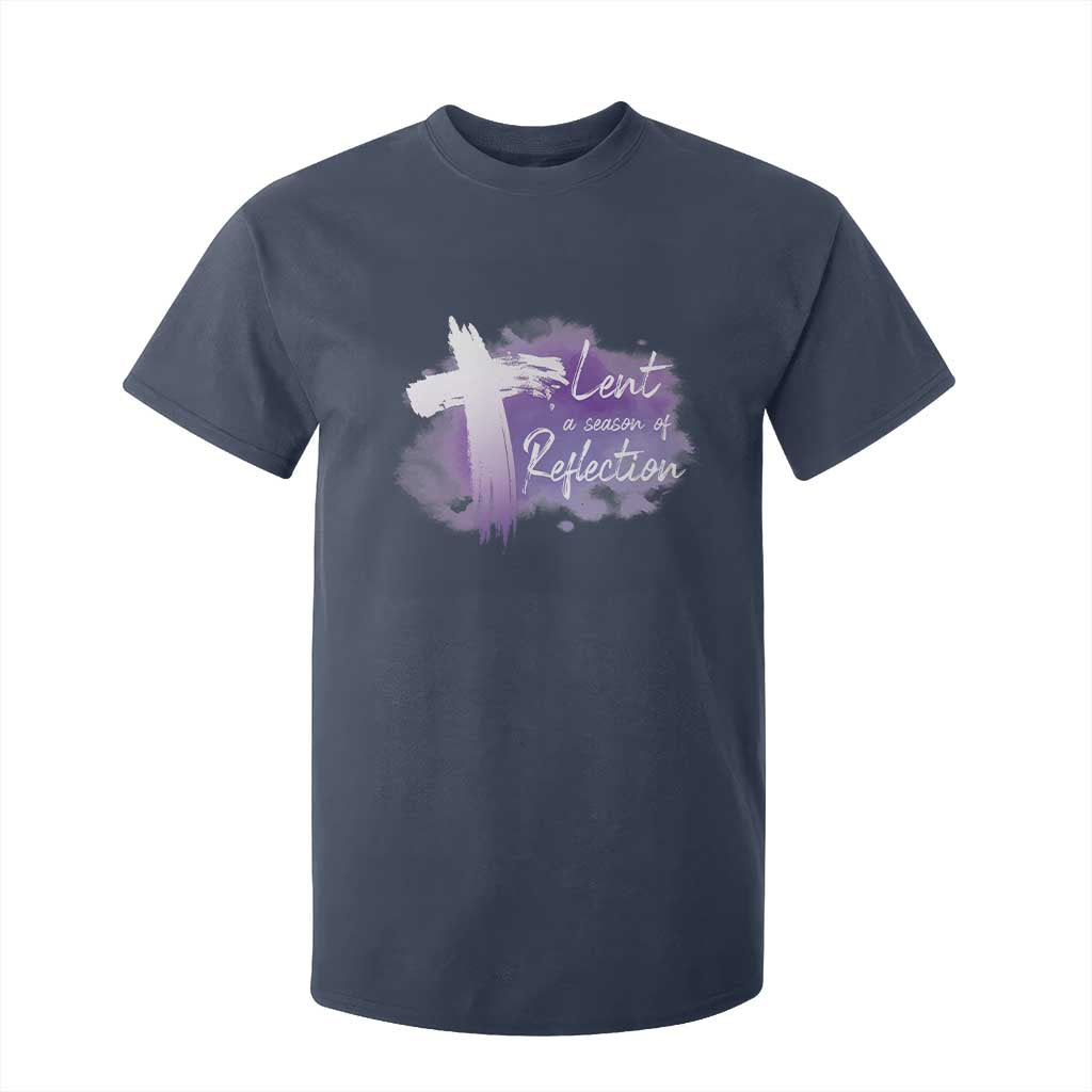 Ash Wednesday T Shirt For Kid Lent A Season Of Reflection Ashes Cross Christian Religious TS11 Navy Print Your Wear