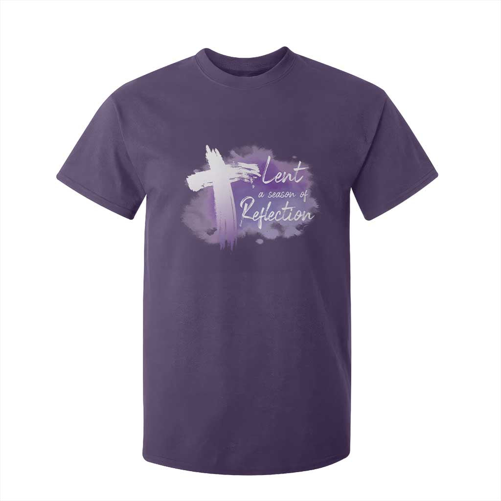 Ash Wednesday T Shirt For Kid Lent A Season Of Reflection Ashes Cross Christian Religious TS11 Purple Print Your Wear