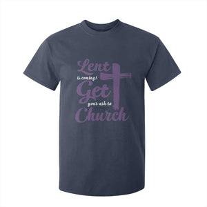 Ash Wednesday T Shirt For Kid Lent Is Coming Get Your Ash To Church Ash Cross TS11 Navy Print Your Wear