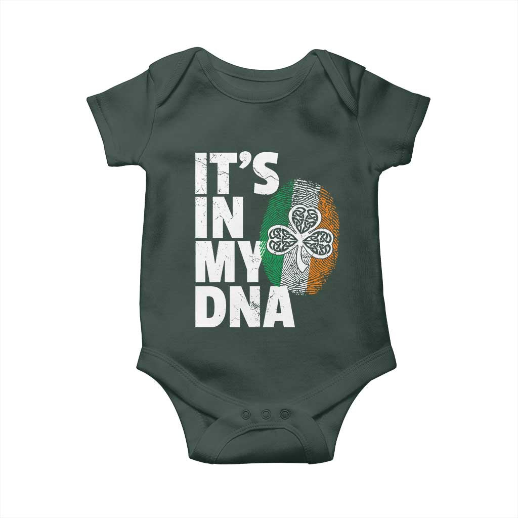 Funny Irish It's In My DNA Baby Onesie Ireland Fingerprint Flag TS11 Print Your Wear