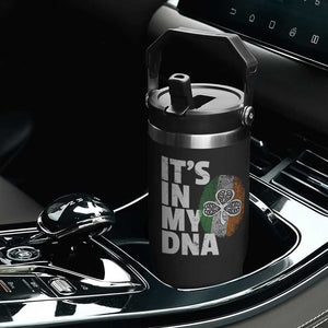 Funny Irish It's In My DNA Flip Straw Tumbler Ireland Fingerprint Flag TS11 Print Your Wear