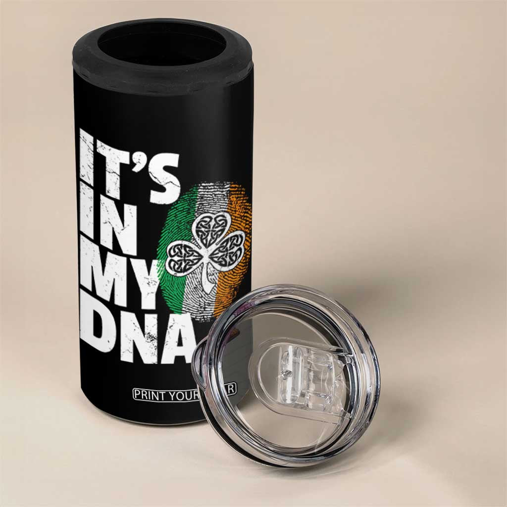 Funny Irish It's In My DNA 4 in 1 Can Cooler Tumbler Ireland Fingerprint Flag TS11 Print Your Wear