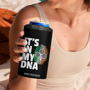 Funny Irish It's In My DNA 4 in 1 Can Cooler Tumbler Ireland Fingerprint Flag TS11 Print Your Wear