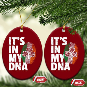Funny Irish It's In My DNA Ceramic Ornament Ireland Fingerprint Flag TS11 Print Your Wear