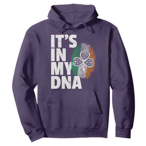 Funny Irish It's In My DNA Hoodie Ireland Fingerprint Flag TS11 Purple Print Your Wear