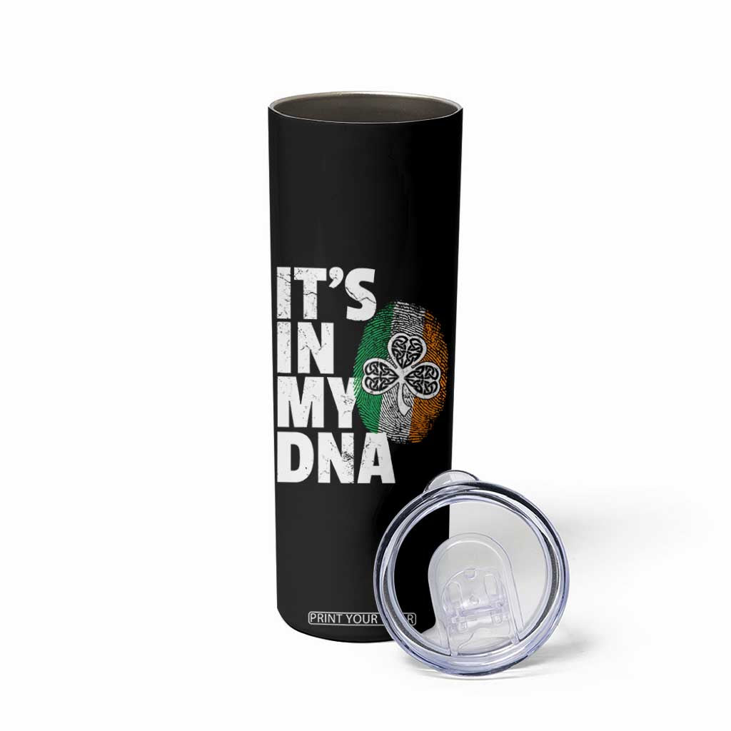 Funny Irish It's In My DNA Skinny Tumbler Ireland Fingerprint Flag TS11 Print Your Wear