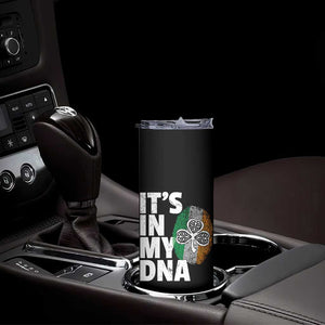 Funny Irish It's In My DNA Skinny Tumbler Ireland Fingerprint Flag TS11 Print Your Wear