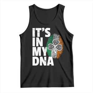 Funny Irish It's In My DNA Tank Top Ireland Fingerprint Flag TS11 Black Print Your Wear