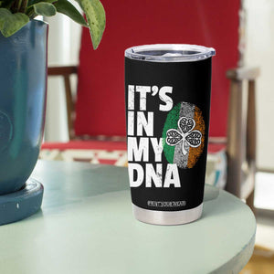 Funny Irish It's In My DNA Tumbler Cup Ireland Fingerprint Flag TS11 Print Your Wear