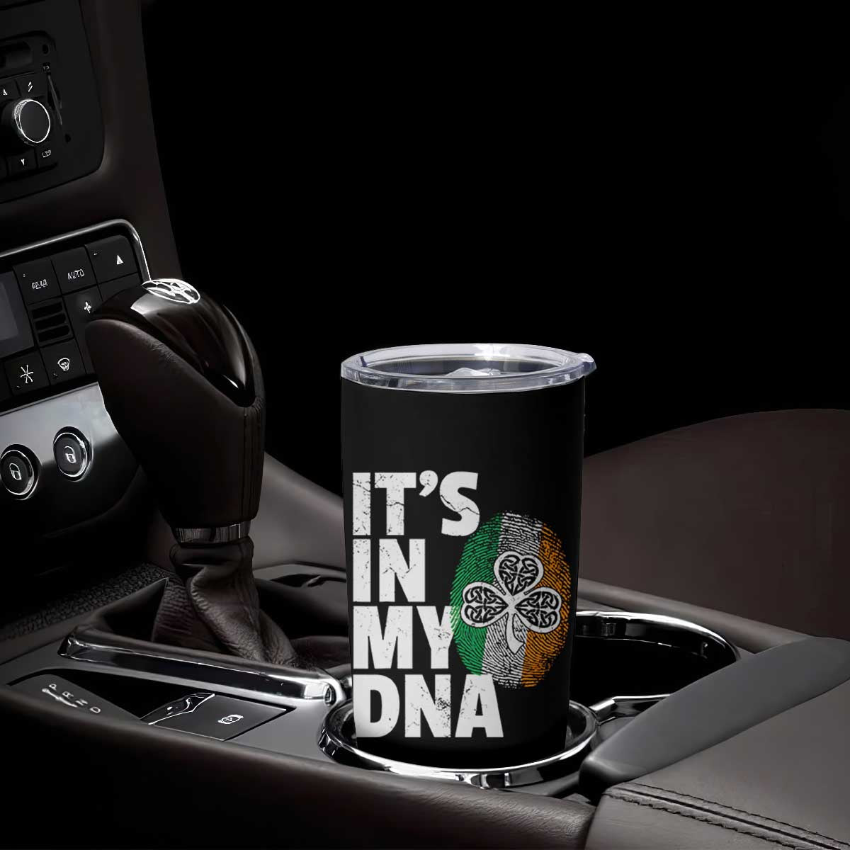 Funny Irish It's In My DNA Tumbler Cup Ireland Fingerprint Flag TS11 Print Your Wear