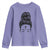 Ash Wednesday Messy Bun Ashes Cross Christian Religious Youth Sweatshirt TS11 Violet Print Your Wear