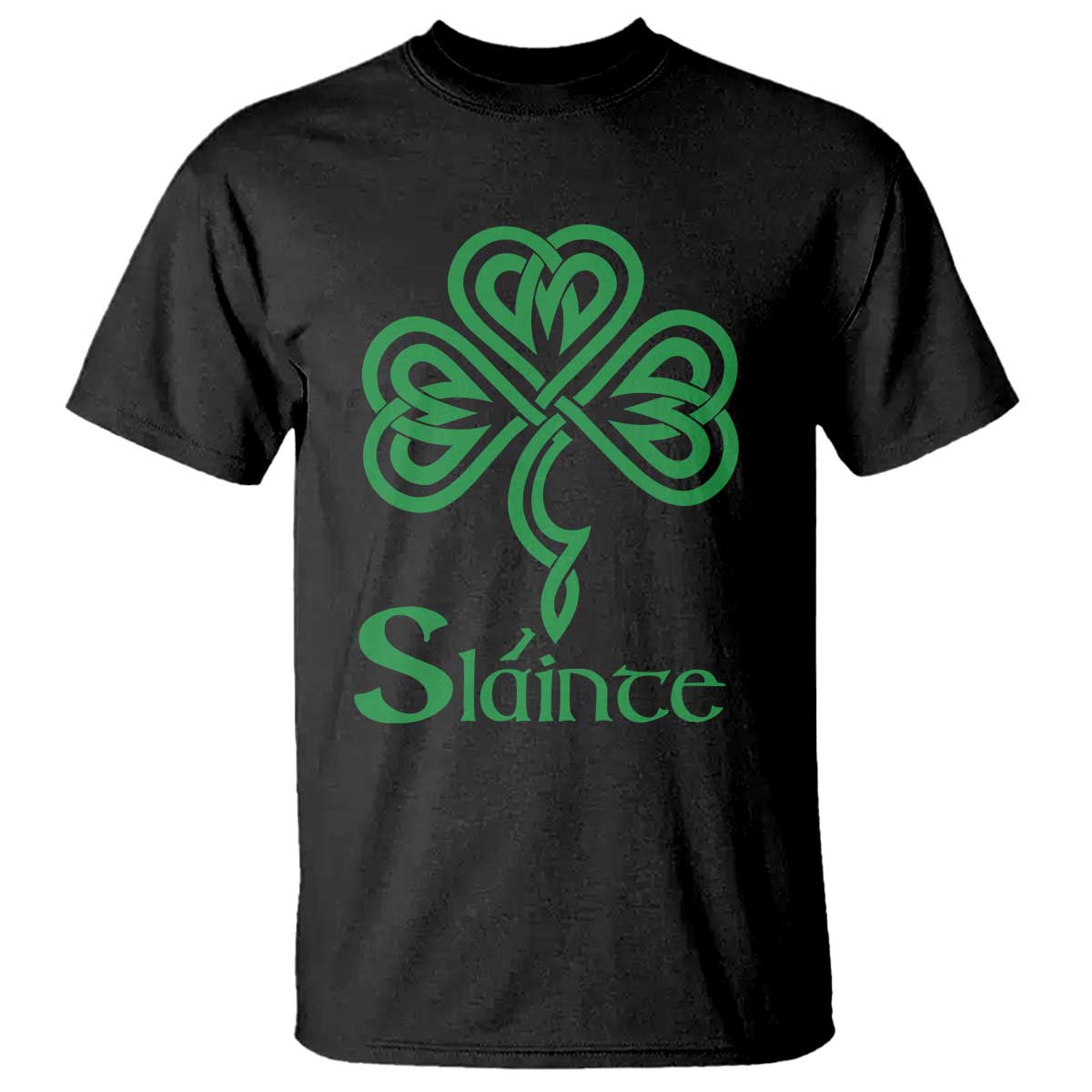 Funny Irish Beer Drinking St Patrick's Day Slainte T Shirt Celtic Shamrock TS11 Black Print Your Wear