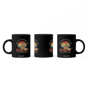 Funny Groundhog Day Coffee Mug Groundhog Meteorology Respect The Shadow Vintage Retro TS11 Print Your Wear