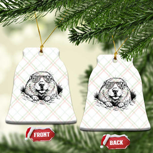 Funny Groundhog Face Woodchuck Sunglassess Ceramic Ornament TS11 Print Your Wear