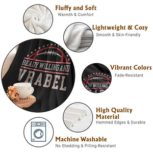 Ready Willing And Vrabel Throw Blanket Funny NFE Football Coach Sport Fans TS11 Print Your Wear