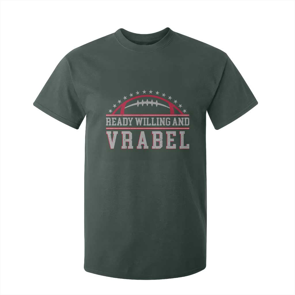 Ready Willing And Vrabel T Shirt For Kid Funny NFE Football Coach Sport Fans TS11 Dark Forest Green Print Your Wear
