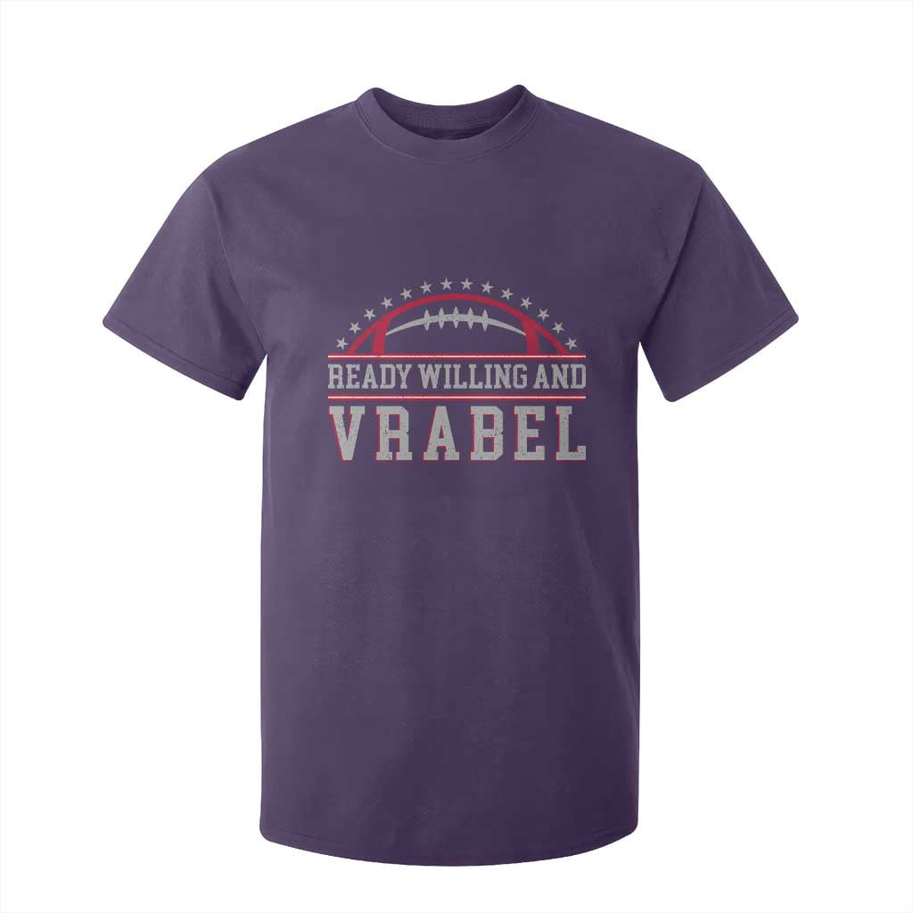 Ready Willing And Vrabel T Shirt For Kid Funny NFE Football Coach Sport Fans TS11 Purple Print Your Wear