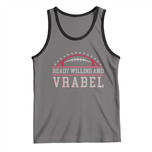 Ready Willing And Vrabel Tank Top Funny NFE Football Coach Sport Fans TS11 Deep Heather Black Print Your Wear