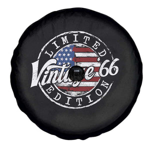 Funny 60th Birthday Spare Tire Cover Vintage 1966 Stamp 60 Years Old American Flag TS11 Print Your Wear