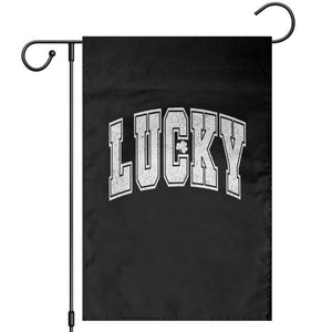 Vintage Lucky Shamrock Clover St Patricks Day Garden Flag TS11 Black Print Your Wear