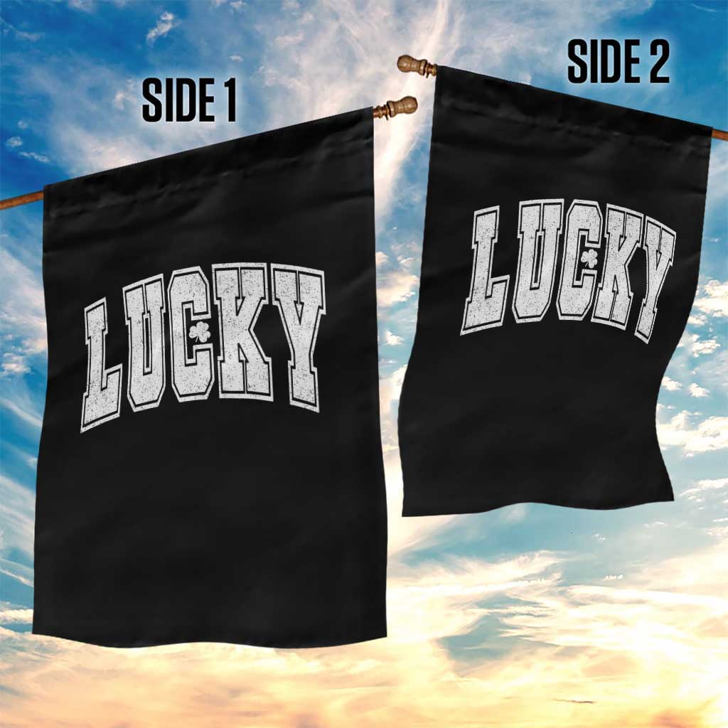 Vintage Lucky Shamrock Clover St Patricks Day Garden Flag TS11 Print Your Wear