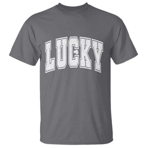 Vintage Lucky Shamrock Clover St Patricks Day T Shirt TS11 Charcoal Print Your Wear