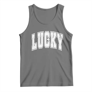 Vintage Lucky Shamrock Clover St Patricks Day Tank Top TS11 Black Heather Print Your Wear
