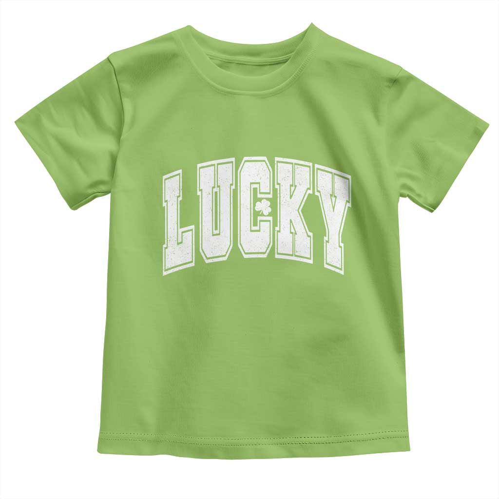 Vintage Lucky Shamrock Clover St Patricks Day Toddler T Shirt TS11 Lime Print Your Wear