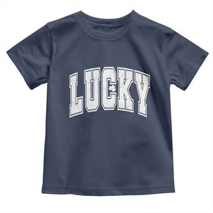 Vintage Lucky Shamrock Clover St Patricks Day Toddler T Shirt TS11 Navy Print Your Wear