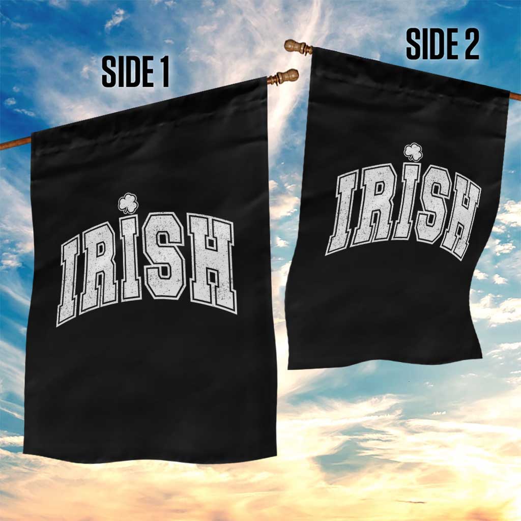 Funny Irish St Patricks Day Distressed Shamrock Ireland Pride Garden Flag TS11 Print Your Wear