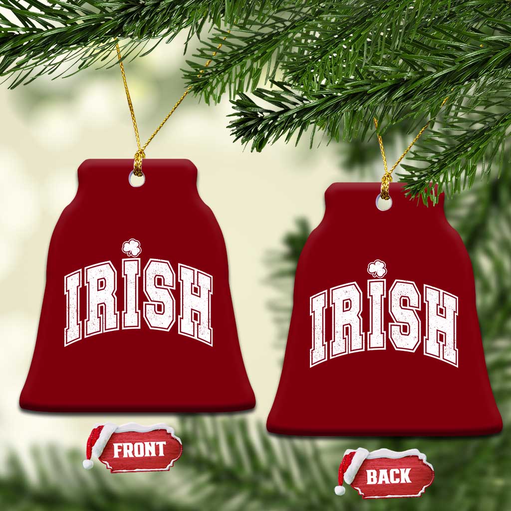 Funny Irish St Patricks Day Distressed Shamrock Ireland Pride Ceramic Ornament TS11 Print Your Wear