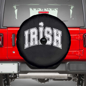 Funny Irish St Patricks Day Distressed Shamrock Ireland Pride Spare Tire Cover TS11 Black Print Your Wear