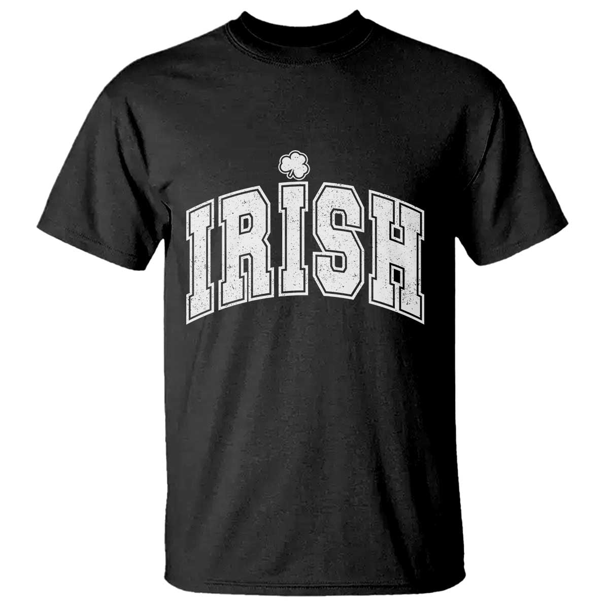 Funny Irish St Patricks Day Distressed Shamrock Ireland Pride T Shirt TS11 Black Print Your Wear