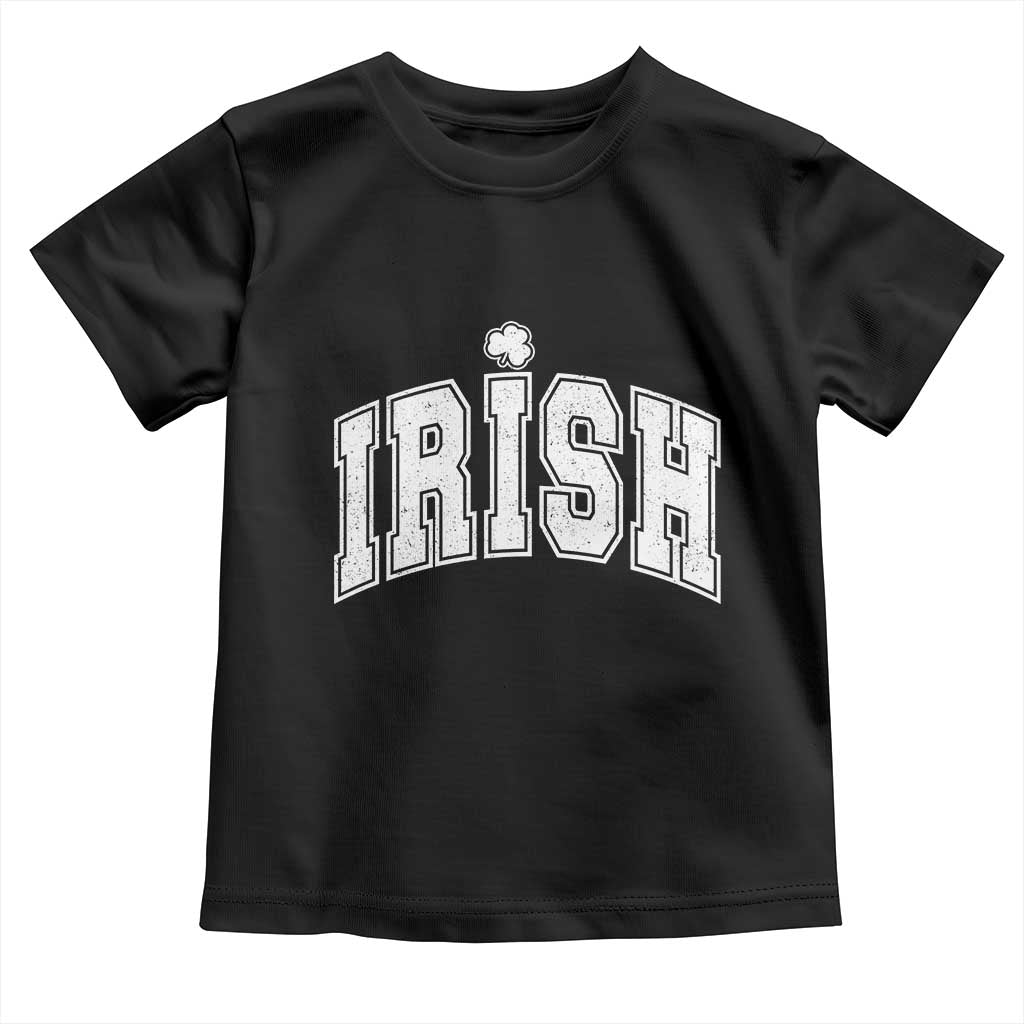 Funny Irish St Patricks Day Distressed Shamrock Ireland Pride Toddler T Shirt TS11 Black Print Your Wear