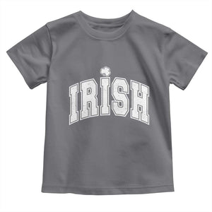 Funny Irish St Patricks Day Distressed Shamrock Ireland Pride Toddler T Shirt TS11 Charcoal Print Your Wear